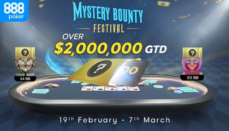 888poker Mystery Bounty Festival Schedule