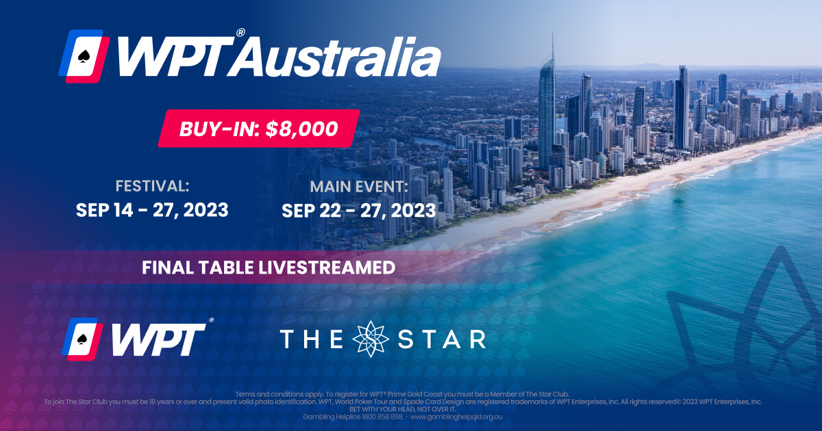 wpt australia schedule 2023