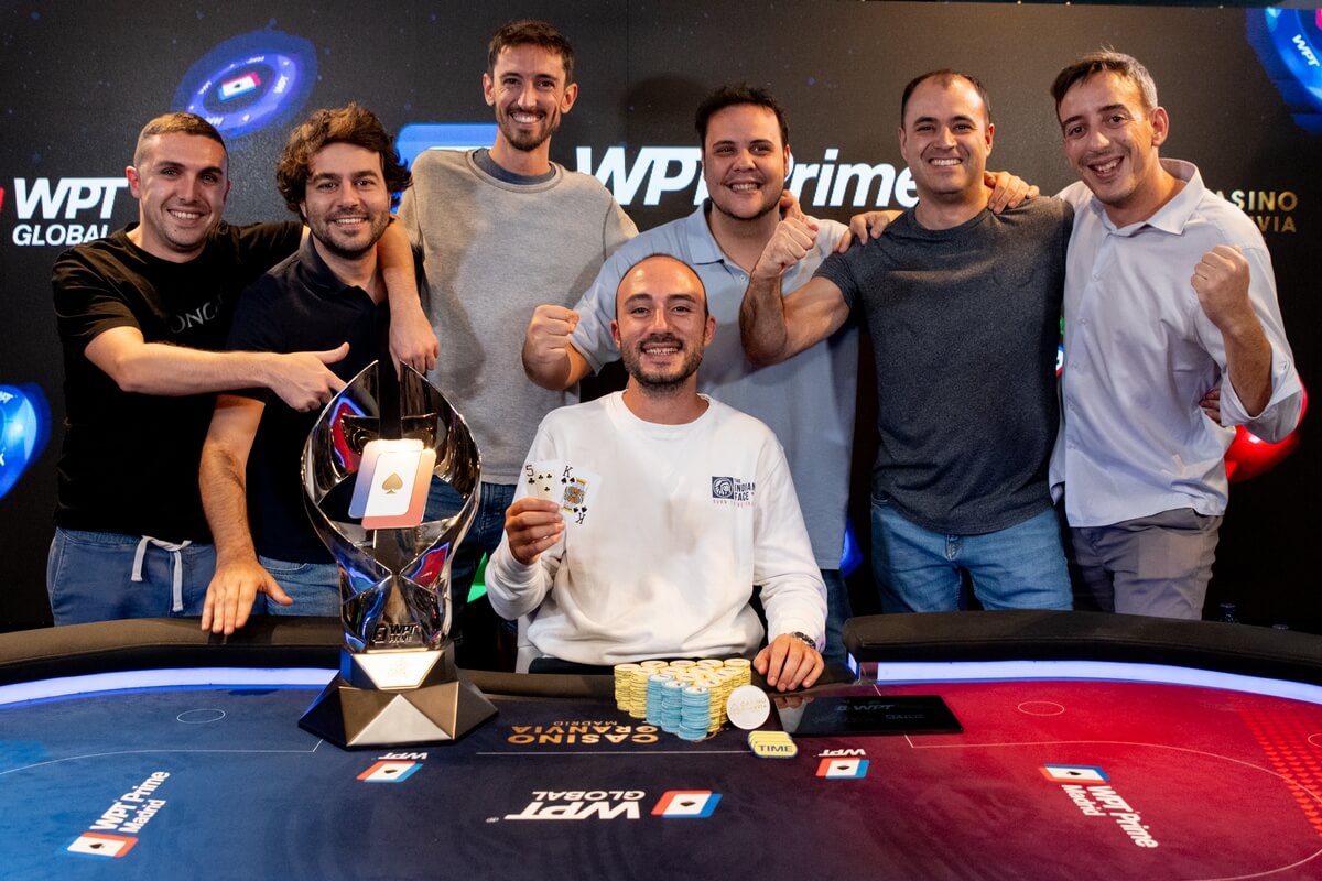 WPT Prime Madrid 2023 Main Event Champion Oscar Gironella