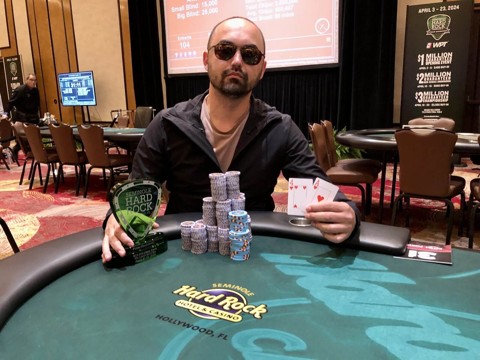 Tony Sinishtaj $10k Deep Stack Seminole Hard Rock Poker Showdown 2024