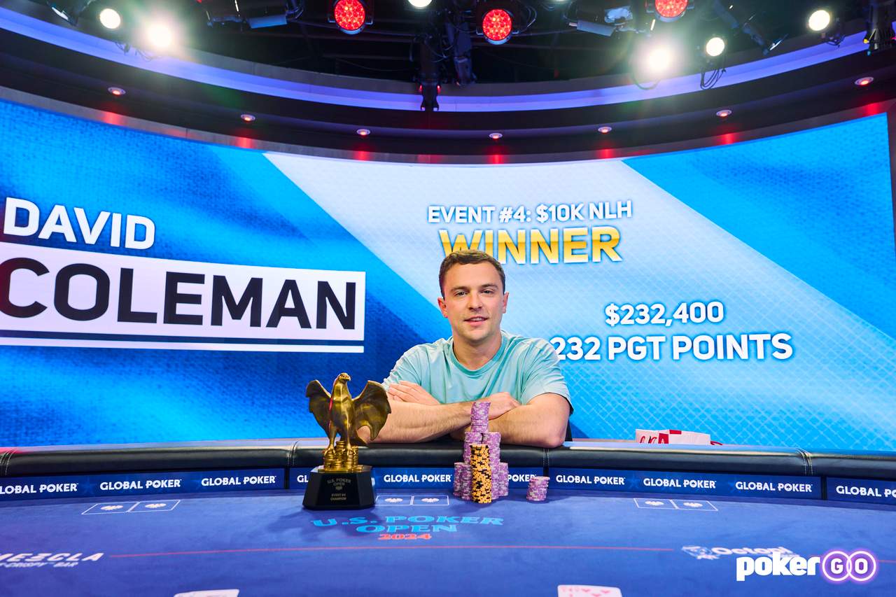 David Coleman Event 4 US Poker Open 2024