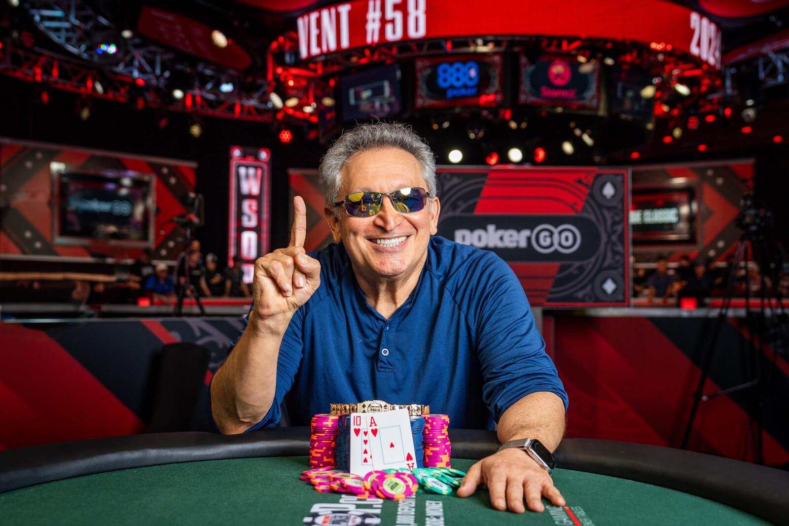 Sean Jazayeri Super Seniors WSOP 2024