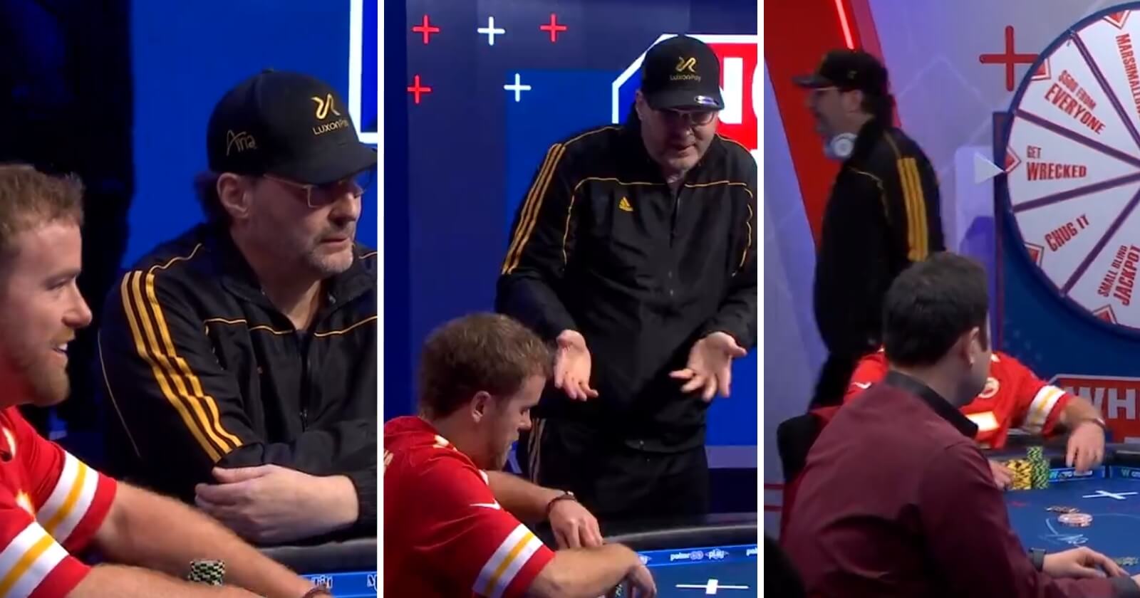 Phil Hellmuth im Streit mit Humboldt Mike bei No Gamble No Future