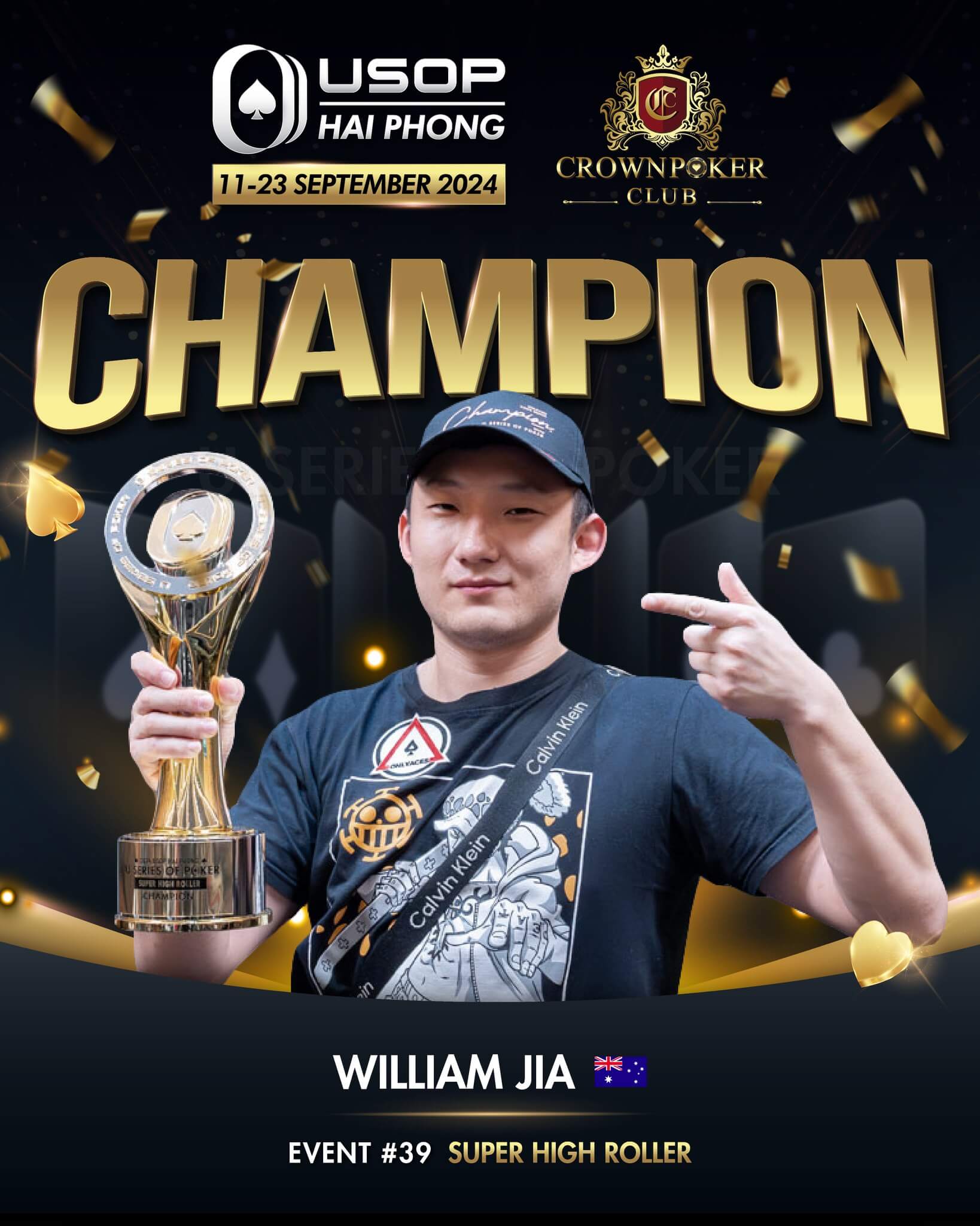 William Jia U Series Of Poker Hai Phong 2024