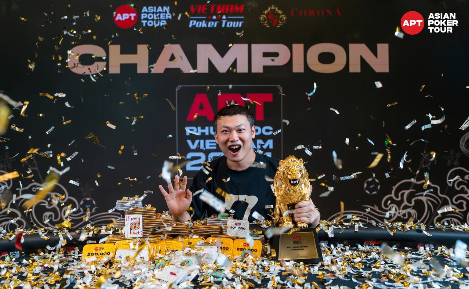 Hu Jinlong Asian Poker Tour Phu Quoc 2024